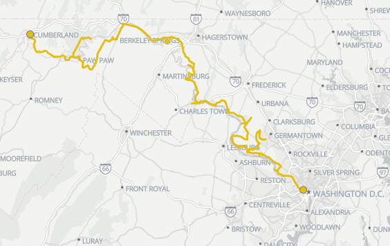 The C&O Canal Scenic Byway